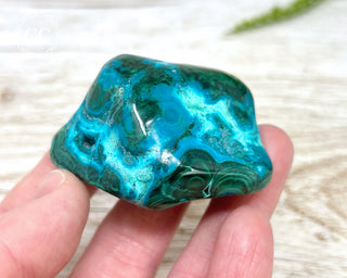 Malachite & Chrysocolla Polished Freeform #10
