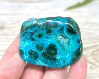 Malachite & Chrysocolla Polished Freeform #11