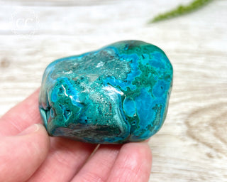 Malachite & Chrysocolla Polished Freeform #11