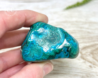 Malachite & Chrysocolla Polished Freeform #11