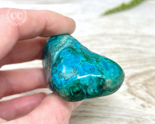 Malachite & Chrysocolla Polished Freeform #11