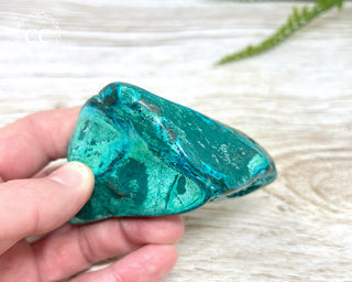 Malachite & Chrysocolla Polished Freeform #1