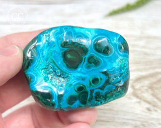 Malachite & Chrysocolla Polished Freeform #11