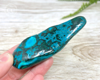 Malachite & Chrysocolla Polished Freeform #2