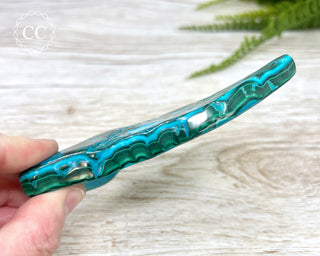 Malachite & Chrysocolla Polished Freeform #15