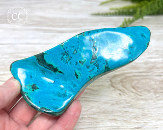 Malachite & Chrysocolla Polished Freeform #15