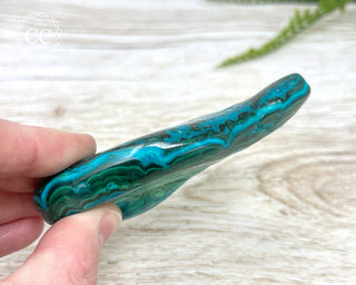 Malachite & Chrysocolla Polished Freeform #2
