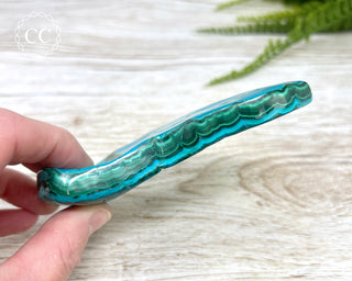 Malachite & Chrysocolla Polished Freeform #15