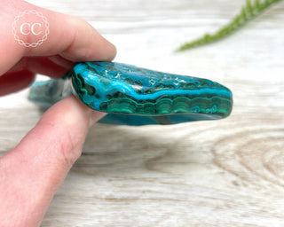 Malachite & Chrysocolla Polished Freeform #15