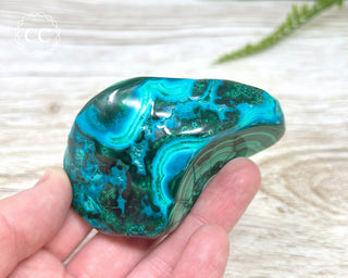 Malachite & Chrysocolla Polished Freeform #3