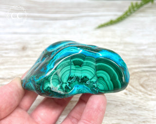 Malachite & Chrysocolla Polished Freeform #3
