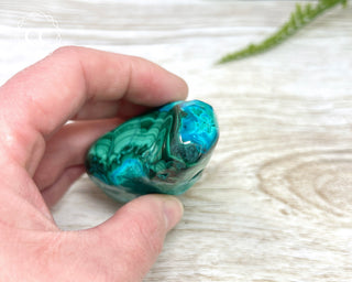 Malachite & Chrysocolla Polished Freeform #3