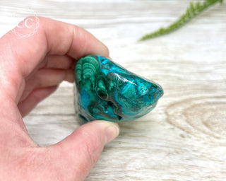 Malachite & Chrysocolla Polished Freeform #3