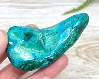 Malachite & Chrysocolla Polished Freeform #7