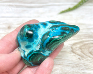 Malachite & Chrysocolla Polished Freeform #8