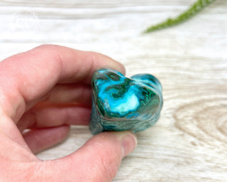 Malachite & Chrysocolla Polished Freeform #8