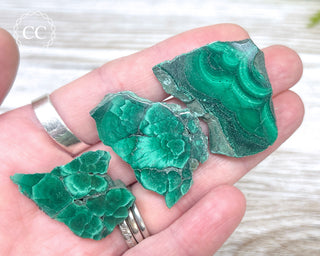 Malachite Polished Slice