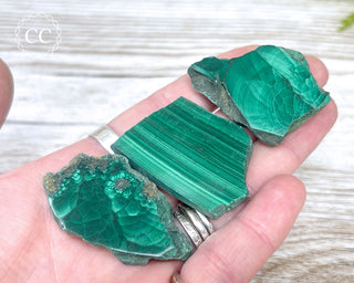 Malachite Polished Slice