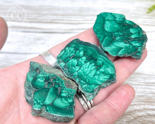 Malachite Polished Slice