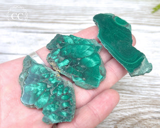 Malachite Polished Slice