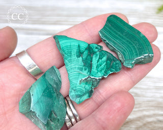 Malachite Polished Slice