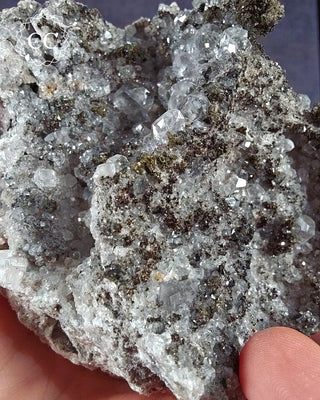 Marcasite and Calcite Specimen - Linwood Mine #3