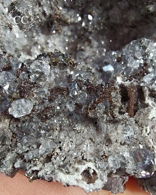 Marcasite and Calcite Specimen - Linwood Mine #3