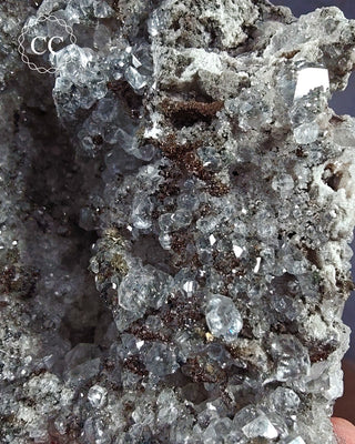 Marcasite and Calcite Specimen - Linwood Mine #3