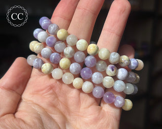 Mexican Purple Opal 8mm Beaded Bracelet