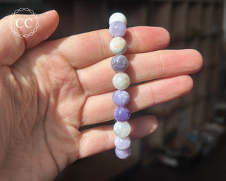 Mexican Purple Opal 10mm Beaded Bracelet