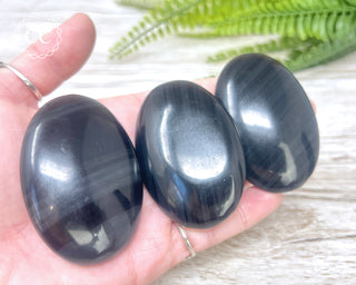 Midnight Lace Obsidian Palmstone