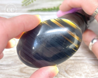 Midnight Lace Obsidian Palmstone