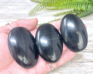 Midnight Lace Obsidian Palmstone