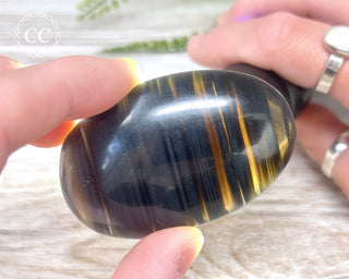 Midnight Lace Obsidian Palmstone