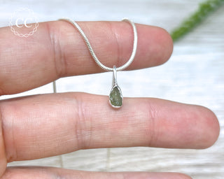 Moldavite Silver Necklace #1