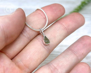 Moldavite Silver Necklace #1