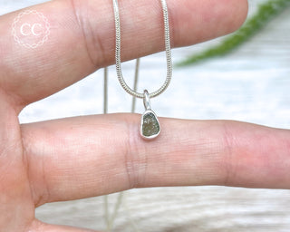 Moldavite Silver Necklace #2