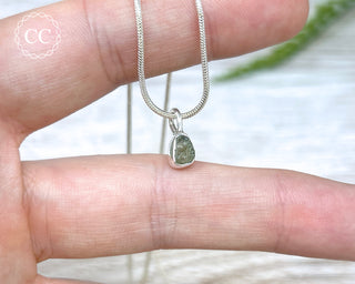 Moldavite Silver Necklace #2