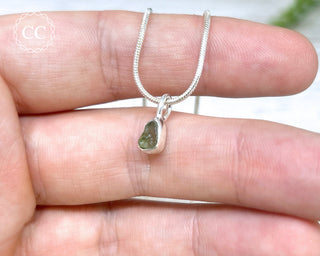 Moldavite Silver Necklace #2