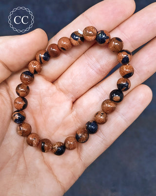 Mixed Goldstone Beaded Bracelet
