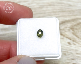 Moldavite Faceted Gem #2