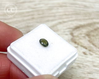 Moldavite Faceted Gem #2
