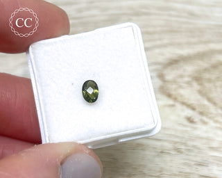 Moldavite Faceted Gem #2