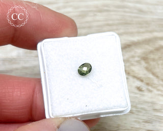 Moldavite Faceted Gem #3