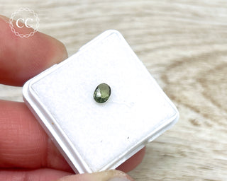 Moldavite Faceted Gem #3