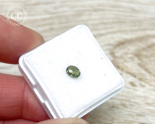 Moldavite Faceted Gem #3