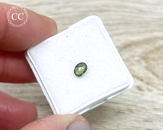 Moldavite Faceted Gem #3