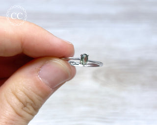 Moldavite Silver Ring #4