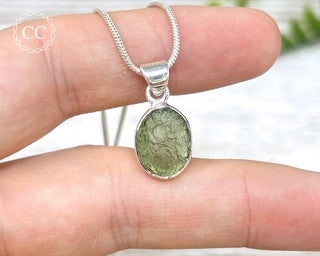 Moldavite Silver Necklace #1