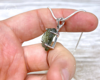 Moldavite Silver Necklace #1